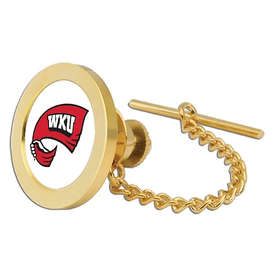 Gold Western Kentucky Hilltoppers Team Logo Tie Tack/Lapel Pin