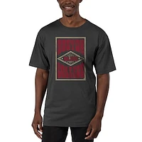 Men's Uscape Apparel Black Boston College Eagles Garment Dyed T-Shirt