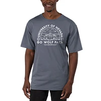 Men's Uscape Apparel Blue Nevada Wolf Pack Garment Dyed T-Shirt