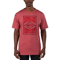 Men's Uscape Apparel Light Red Rutgers Scarlet Knights Garment Dyed T-Shirt