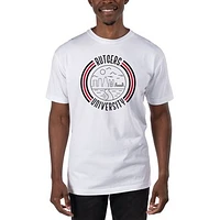 Men's Uscape Apparel White Rutgers Scarlet Knights T-Shirt