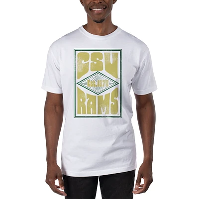 Men's Uscape Apparel White Colorado State Rams T-Shirt