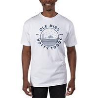 Men's Uscape Apparel White Ole Miss Rebels T-Shirt