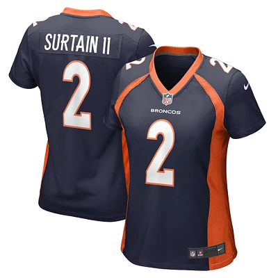 Women's Nike Patrick Surtain II Navy Denver Broncos Home Game Player Jersey