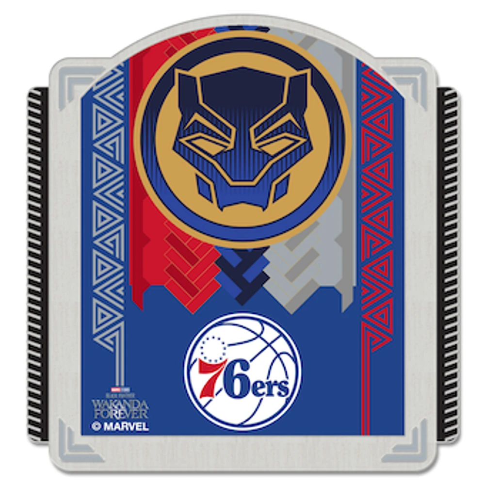 WinCraft Philadelphia 76ers Black Panther 2 Jewelry Card Collector Pin