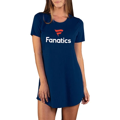 Women's Concepts Sport Navy Fanatics Corporate Marathon Knit Nightshirt