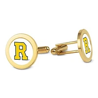 Gold Rochester Yellow Jackets Logo Cufflinks