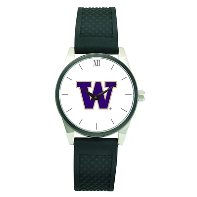 Unisex Washington Huskies Silicone Strap Wristwatch