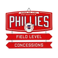 Philadelphia Phillies 14.7'' x 11.8'' Field Metal Sign