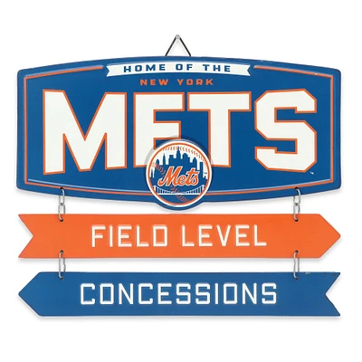 New York Mets 11.8'' x 14.7'' Field Metal Sign