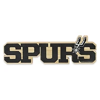 San Antonio Spurs 5.375'' x 18'' Laser Cut Chunky Wood Sign