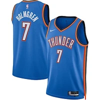 Unisex Nike Chet Holmgren Oklahoma City Thunder Blue 2022 NBA Draft First Round Pick Player Swingman Jersey - Icon Edition