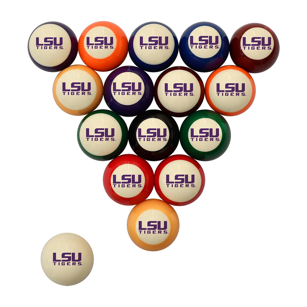 Imperial LSU Tigers Retro Billiard Ball Set