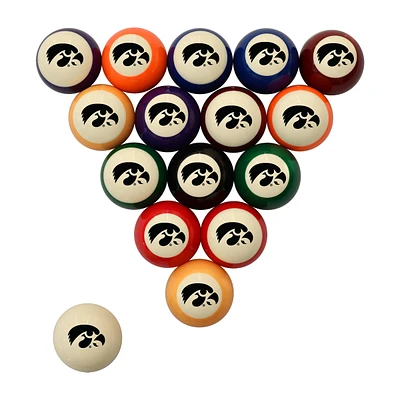 Imperial Iowa Hawkeyes Retro Billiard Ball Set