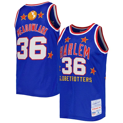 Men's Rings & Crwns Meadowlark Lemon Royal Harlem Globetrotters Swingman Jersey