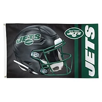 WinCraft New York Jets Alternate Helmet Single-Sided 3' x 5' Deluxe - Flag