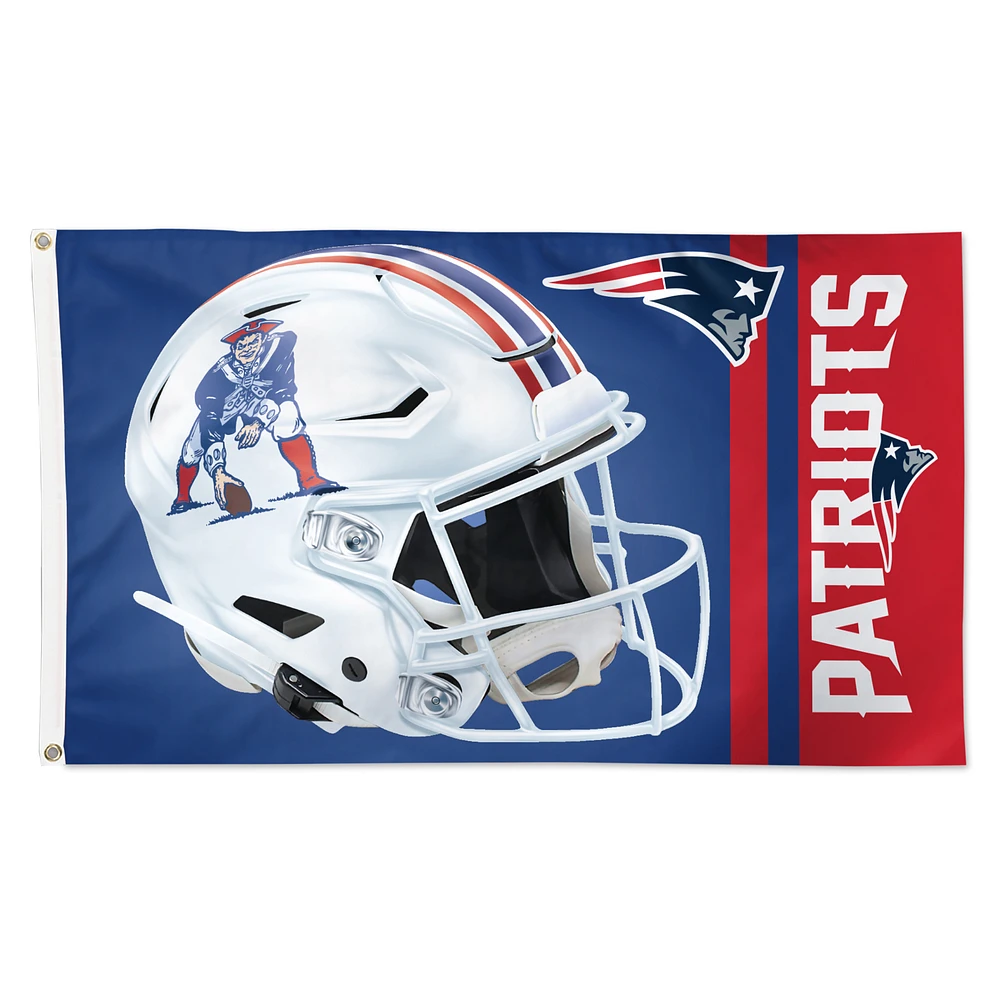 WinCraft New England Patriots Alternate Helmet Single-Sided 3' x 5' Deluxe - Flag