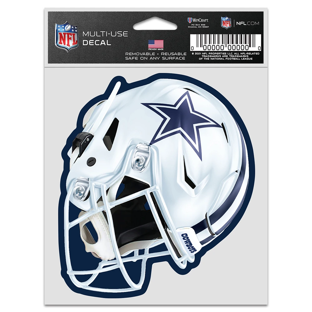 WinCraft Dallas Cowboys 3.75'' x 5'' Alternate Helmet - Multi-Use Decal