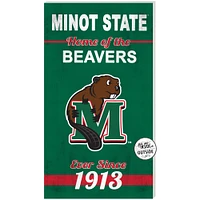 Minot State Beavers 11" x 20" Indoor/Outdoor Home Of The Sign