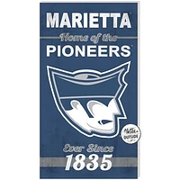 Marietta College Pioneers 11" x 20" Indoor/Outdoor Home Of The Sign