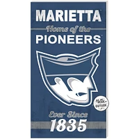Marietta College Pioneers 11" x 20" Indoor/Outdoor Home Of The Sign