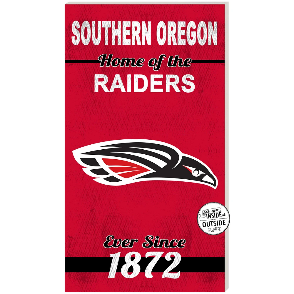 Southern Oregon Raiders 11" x 20" Indoor/Outdoor Home Of The Sign