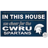 Case Western Reserve University 11" x 20" Indoor/Outdoor In This House Sign