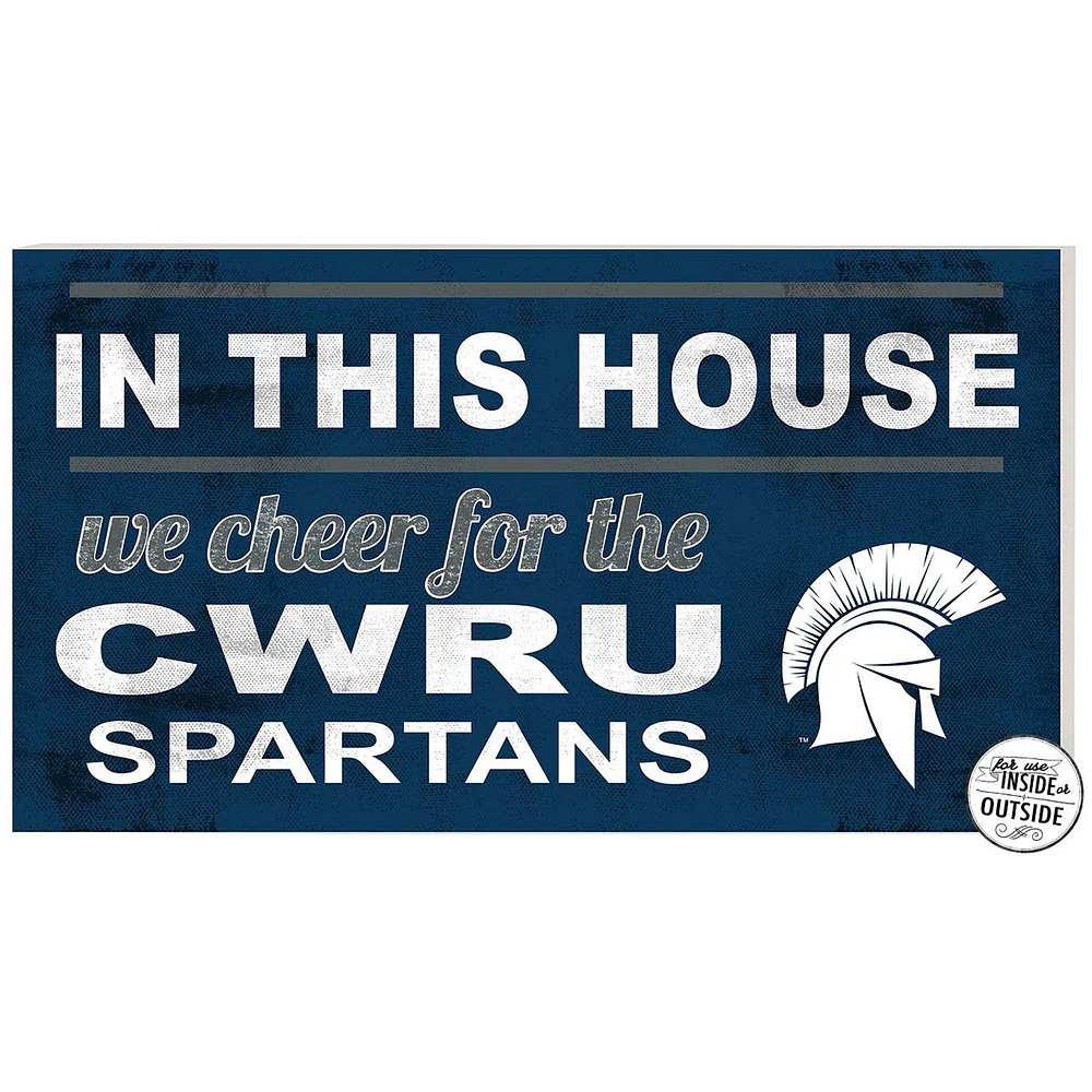 Case Western Reserve University 11" x 20" Indoor/Outdoor In This House Sign