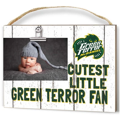McDaniel Green Terror 16" x 22" Cutest Little Weathered Logo Frame