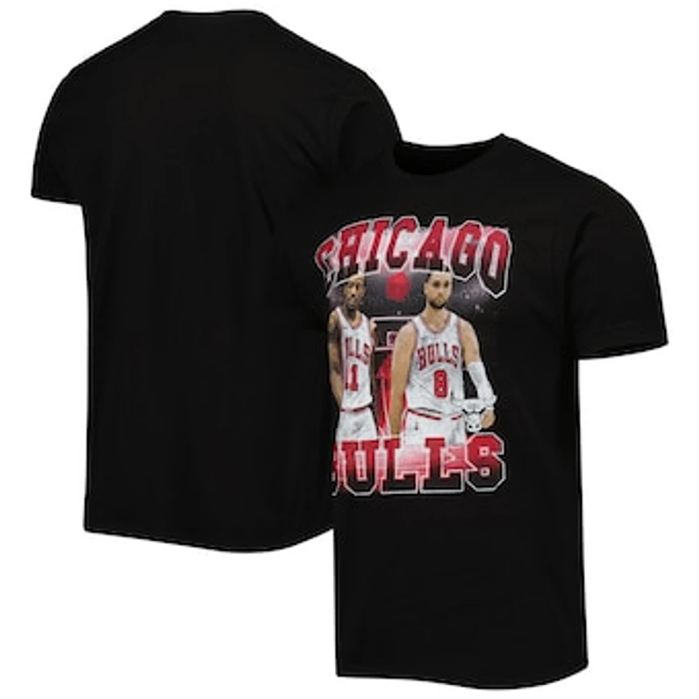 Unisex Stadium Essentials DeMar DeRozan & Zach LaVine Black Chicago Bulls Player Duo T-Shirt