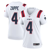 Women's Nike Bailey Zappe White New England Patriots Game Player Jersey