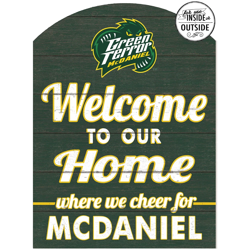 McDaniel Green Terror 16'' x 22'' Indoor/Outdoor Marquee Sign