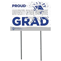 New Hampshire Wildcats 18'' x 24'' Proud Graduate Yard Sign