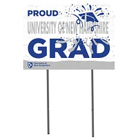 New Hampshire Wildcats 18'' x 24'' Proud Graduate Yard Sign