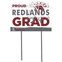University of Redlands Bulldogs 18'' x 24'' Proud Graduate Yard Sign