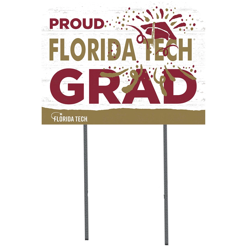 Florida Tech Panthers 18'' x 24'' Proud Graduate Yard Sign