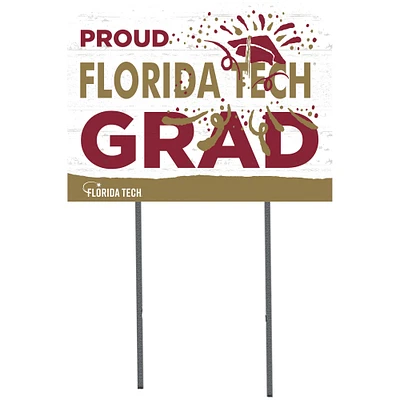 Florida Tech Panthers 18'' x 24'' Proud Graduate Yard Sign