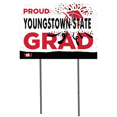 Youngstown State Penguins 18'' x 24'' Proud Graduate Yard Sign