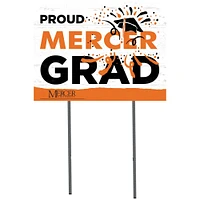 Mercer Bears 18'' x 24'' Proud Graduate Yard Sign
