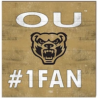 Oakland Golden Grizzlies 10'' x 10'' #1 Fan Plaque