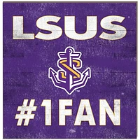 LSU Shreveport Pilots 10'' x 10'' #1 Fan Plaque