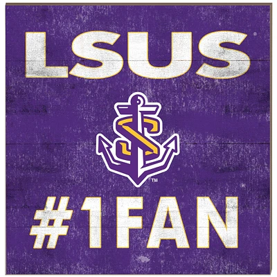 LSU Shreveport Pilots 10'' x 10'' #1 Fan Plaque