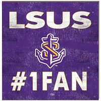 LSU Shreveport Pilots 10'' x 10'' #1 Fan Plaque