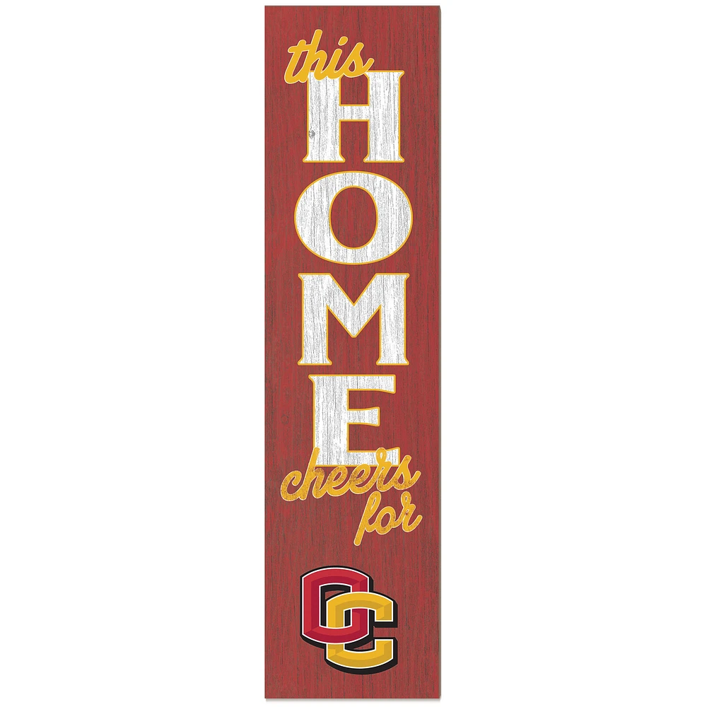 Oberlin Yeomen 12'' x 48'' This Home Leaning Sign