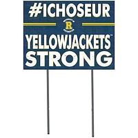 Rochester Yellow Jackets 18'' x 24'' I Chose Lawn Sign