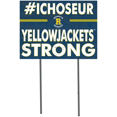Rochester Yellow Jackets 18'' x 24'' I Chose Lawn Sign