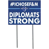 Franklin & Marshall Diplomats 18'' x 24'' I Chose Lawn Sign