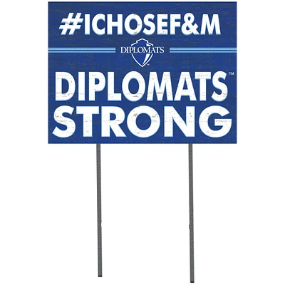 Franklin & Marshall Diplomats 18'' x 24'' I Chose Lawn Sign