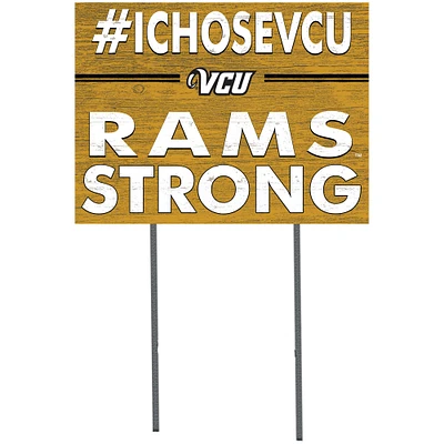 VCU Rams 18'' x 24'' I Chose Lawn Sign