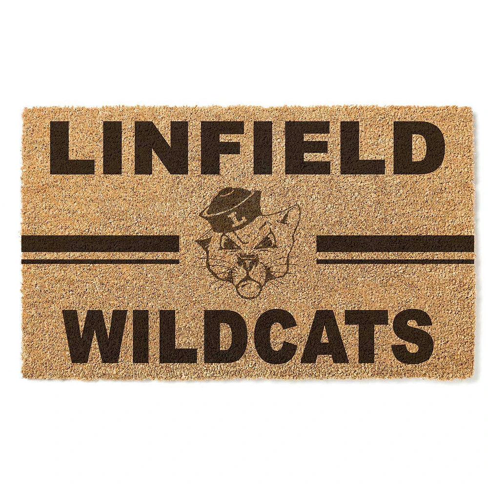 Linfield Wildcats 18" x 30" Team Logo Doormat